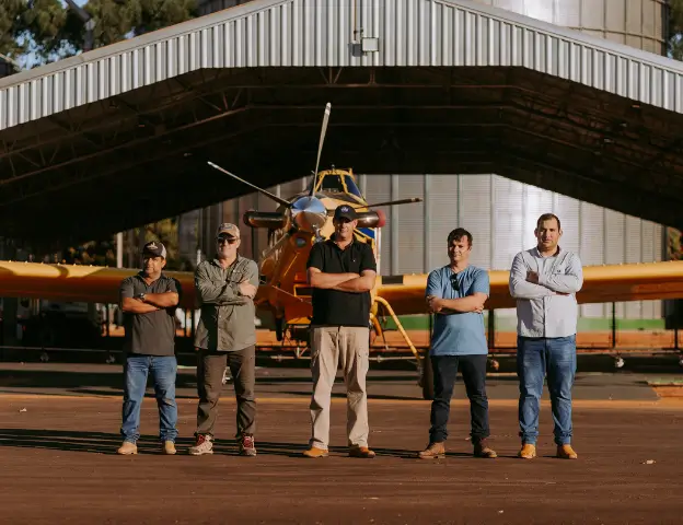 Application of agricultural inputs using drones in Mato Grosso.
